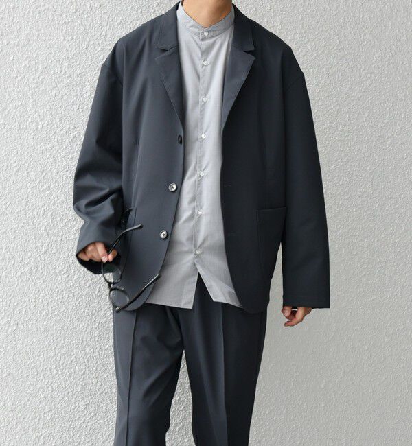 SHIPS any「SHIPS any: 〈洗濯機可能〉ストレッチ ナイロン リラックス ジャケット (セットアップ対応)◇」|テーラードジャケット|