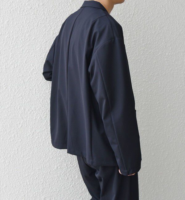 SHIPS any「SHIPS any: 〈洗濯機可能〉ストレッチ ナイロン リラックス ジャケット (セットアップ対応)◇」|テーラードジャケット|