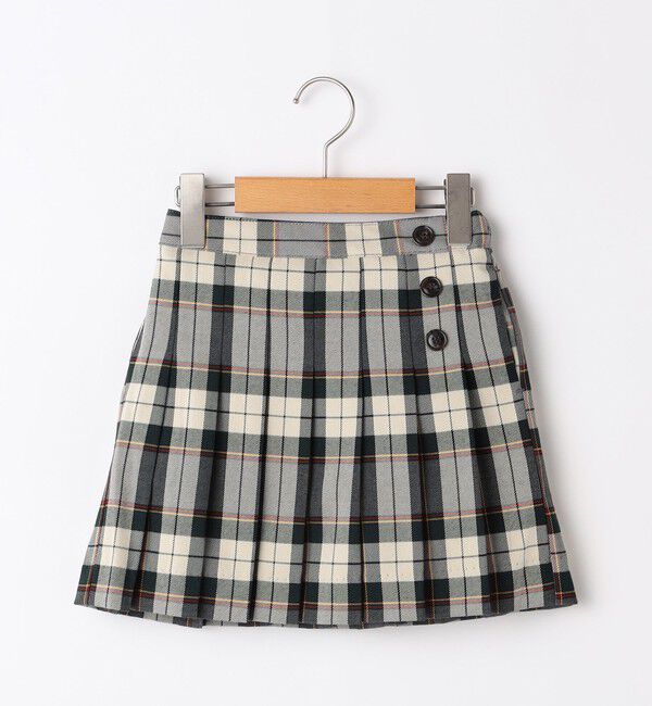 SHIPS KIDS「SHIPS KIDS:100～130cm / チェック プリーツ スカート」|スカート|