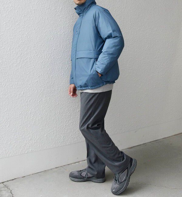 SHIPS any「SHIPS any: ワッシャー ナイロン ダウン / 中綿 ミックス スピンドル スタンド ブルゾン◇」|ダウン|