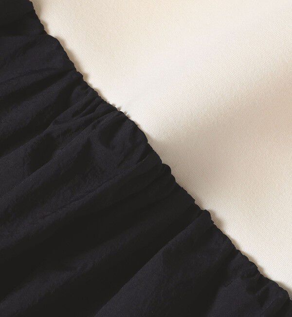 SHIPS for women「【WEB限定】〈手洗い可能〉ダンボール タフタ コンビ フーディ」|パーカー|