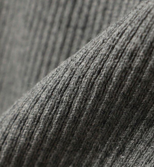 SHIPS KIDS「SHIPS KIDS:100～125cm /〈手洗い可能〉リブ フリル タートルネック ニット」|ニット・セーター|