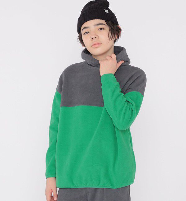 SHIPS KIDS「SHIPS KIDS:140～160cm / フリース ゲーミング パーカー」|パーカー|