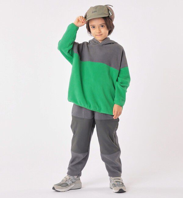 SHIPS KIDS「SHIPS KIDS:100～130cm / フリース ゲーミング パーカー」|パーカー|