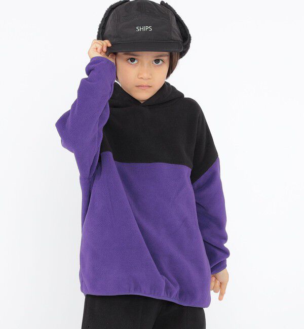 SHIPS KIDS「SHIPS KIDS:100～130cm / フリース ゲーミング パーカー」|パーカー|