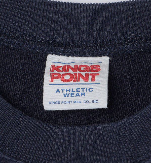 SHIPS「【SHIPS別注】KINGS POINT: ロゴ プリント スウェット プルオーバー」|スウェット・ジャージ|