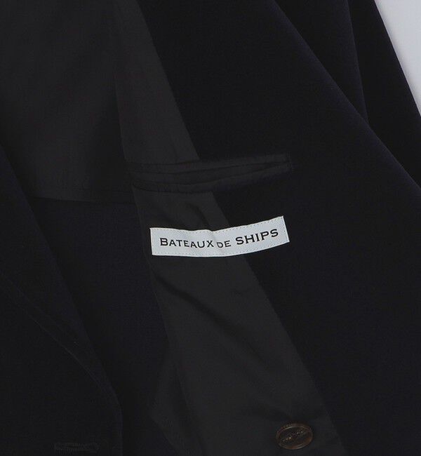 SHIPS「BATEAUX DE SHIPS: ベルベット ジャケット」|テーラードジャケット|