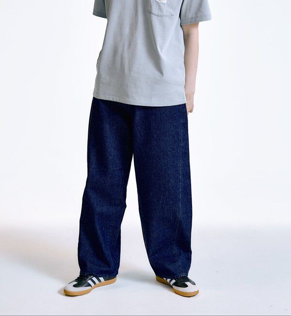 SHIPS「City Ambient Products: 12オンス バレル バギー デニム パンツ」|デニム|