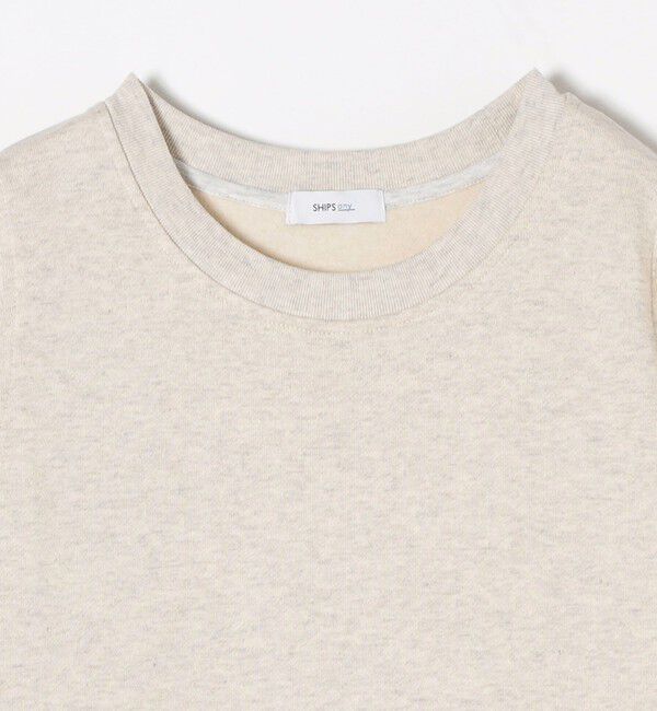 SHIPS any「【WEB限定】SHIPS any: USAコットン 裏起毛 パフ スリーブ ワンピース 2」|ワンピース|