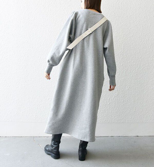 SHIPS any「【WEB限定】SHIPS any: USAコットン 裏起毛 パフ スリーブ ワンピース 2」|ワンピース|