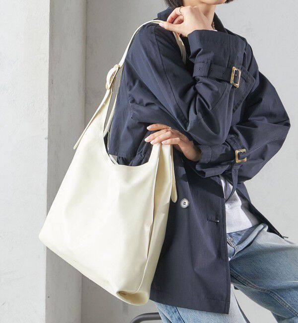 SHIPS for women「BEAURE:パーティション レザー バッグ 大」|トートバッグ|