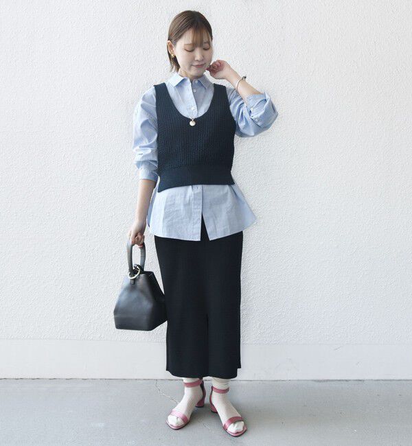 SHIPS for women「〈手洗い可能〉前後 2WAY リブ ニット スカート」|スカート|