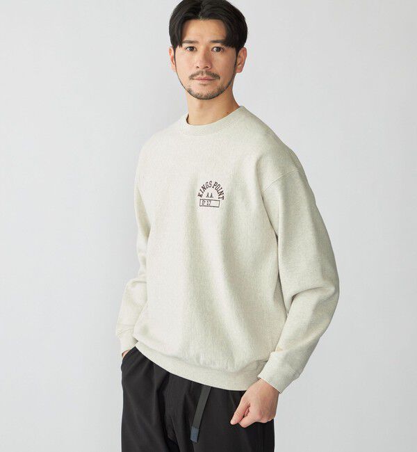 SHIPS「【SHIPS別注】KINGS POINT: ワンポイント ロゴ スウェット プルオーバー」|スウェット・ジャージ|