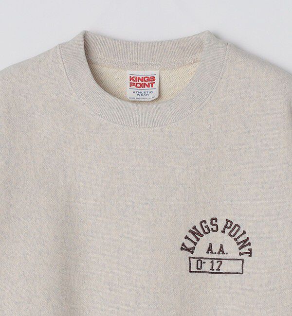 SHIPS「【SHIPS別注】KINGS POINT: ワンポイント ロゴ スウェット プルオーバー」|スウェット・ジャージ|