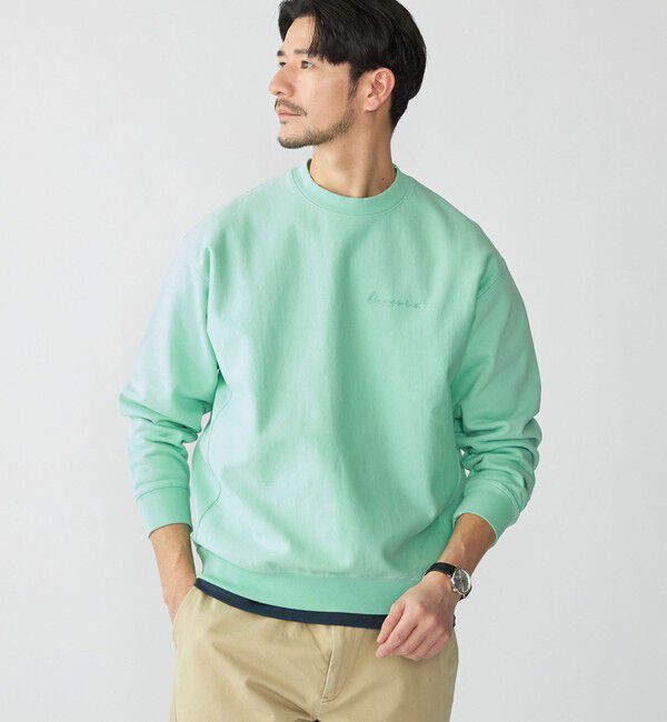 SHIPS「【SHIPS別注】KINGS POINT: ワンポイント ロゴ スウェット プルオーバー」|スウェット・ジャージ|