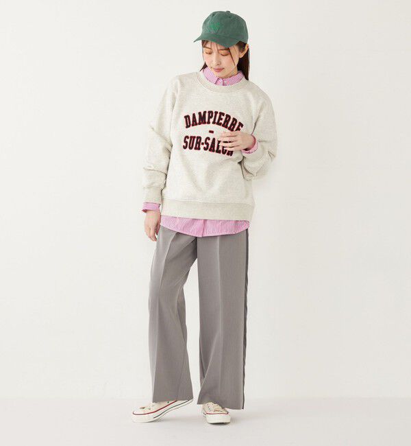 SHIPS Colors 「SHIPS Colors:〈手洗い可能〉サテン サイドライン パンツ」|その他|