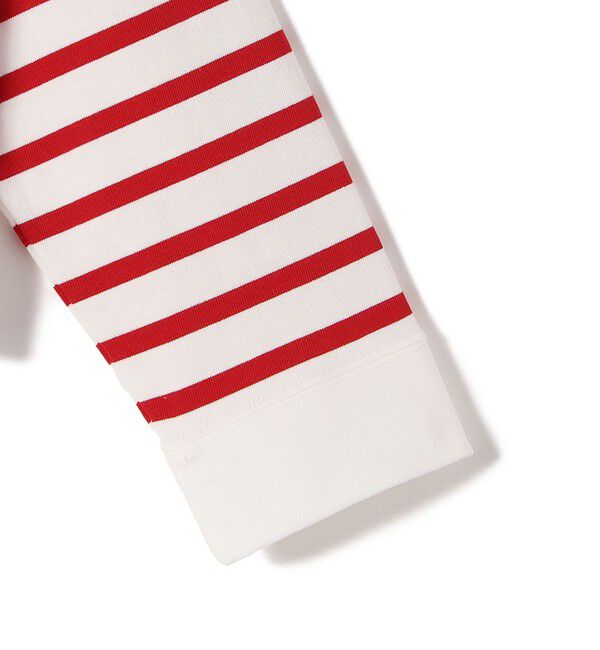 SHIPS for women「SHIPS Primary Navy Label:コットン ボーダー クルーネック プルオーバー」|Tシャツ・カットソー|