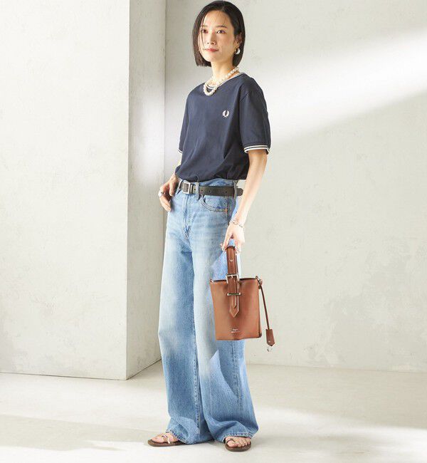 SHIPS for women「《一部追加予約》FRED PERRY:M1588 TWIN TIPPED TEE」|Tシャツ・カットソー|