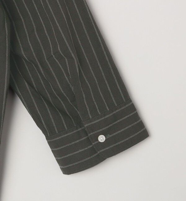 SHIPS any「SHIPS any:〈洗濯機可能〉コットン/リネン 7分袖  ストライプ スキッパー プルオーバー シャツ◇」|シャツ・ブラウス|