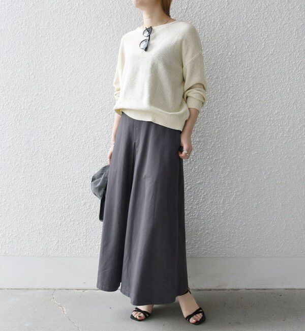 SHIPS any「SHIPS any:〈洗濯機可能〉インレイ タック フレア スカート」|スカート|