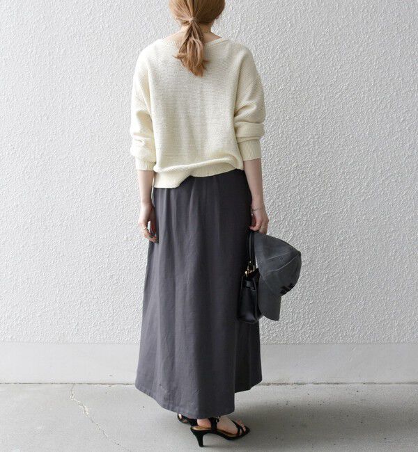 SHIPS any「SHIPS any:〈洗濯機可能〉インレイ タック フレア スカート」|スカート|