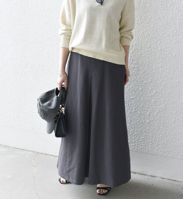 SHIPS any「SHIPS any:〈洗濯機可能〉インレイ タック フレア スカート」|スカート|