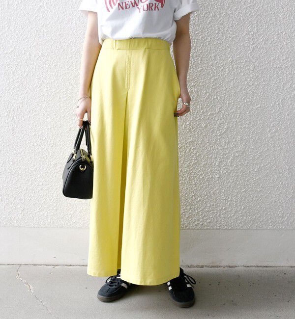 SHIPS any「SHIPS any:〈洗濯機可能〉インレイ タック フレア スカート」|スカート|