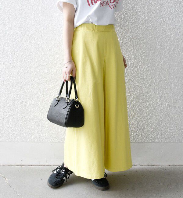 SHIPS any「SHIPS any:〈洗濯機可能〉インレイ タック フレア スカート」|スカート|