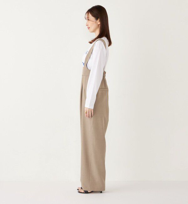 SHIPS Colors 「SHIPS Colors:〈洗濯機可能〉ハイウエスト サロペット」|オールインワン|