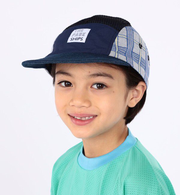 SHIPS KIDS「【SHIPS KIDS別注】THE PARK SHOP:BALLPARK POKET CAP」|キャップ・キャスケット|ネイビー