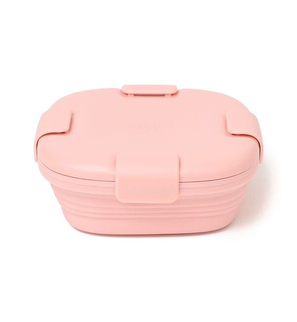 SHIPS any「stojo: 折りたたみ式 ランチ ボックス」|食器・キッチングッズ|ピンク