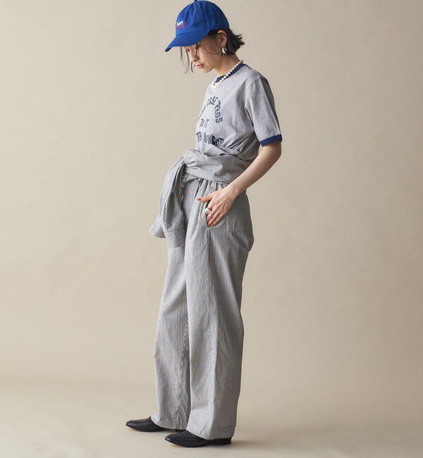 SHIPS for women「SHIPS NINE CASE:〈洗濯機可能〉ジャンプスーツ」|オールインワン|