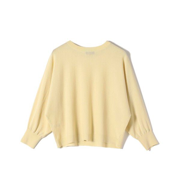 SHIPS for women「SHIPS Primary Navy Label:ICE FINE コットン ドルマン プルオーバー」|ニット・セーター|