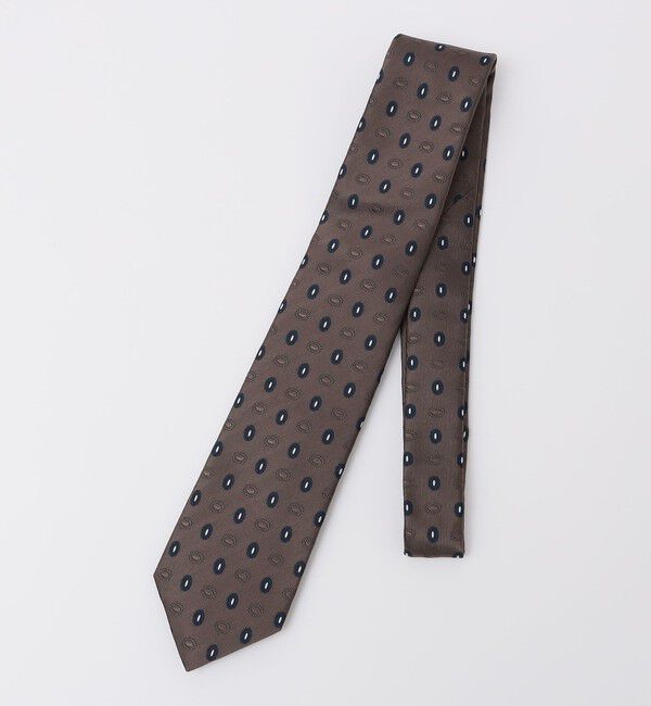 SHIPS「SHIPS: シルク レップ メダリオン ネクタイ」|ネクタイ・蝶ネクタイ|ベージュ系