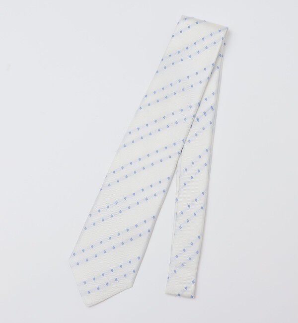 SHIPS Colors 「SHIPS Colors:日本製 シルク ペイズリー ネクタイ」|ネクタイ・蝶ネクタイ|ホワイト