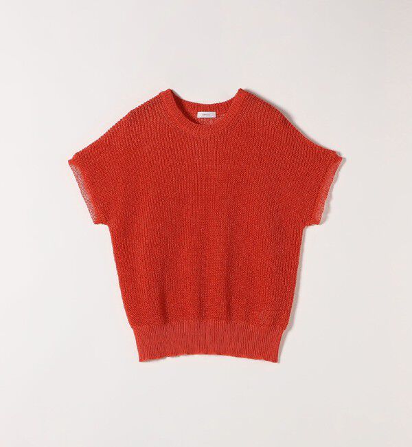 SHIPS any「SHIPS any:〈手洗い可能〉ギマ  ワイド フレンチ シアー ニット プルオーバー」|ニット・セーター|