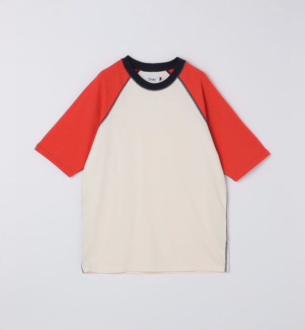 SHIPS「Drake's: SS RAGLAN HIKING TEE」|Tシャツ・カットソー|レッド