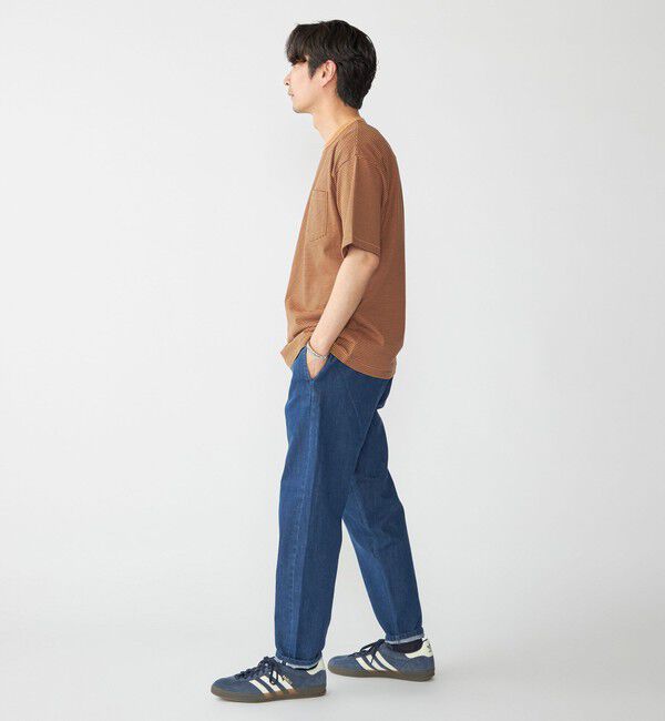 SHIPS「SHIPS: マイクロ ボーダー リンガー Tシャツ」|Tシャツ・カットソー|