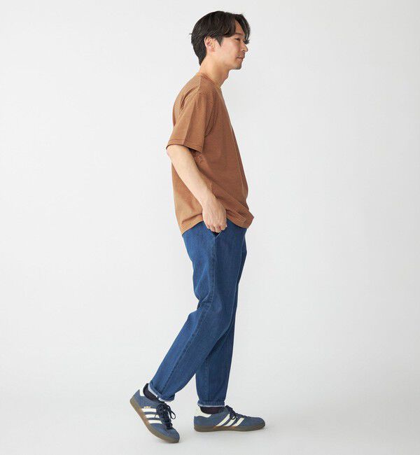 SHIPS「SHIPS: マイクロ ボーダー リンガー Tシャツ」|Tシャツ・カットソー|