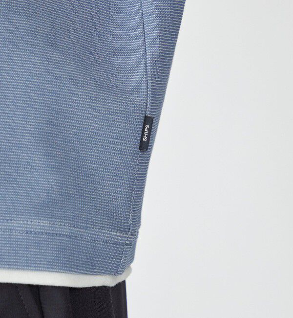 SHIPS「SHIPS: キー ネック フェイクレイヤード Tシャツ」|Tシャツ・カットソー|