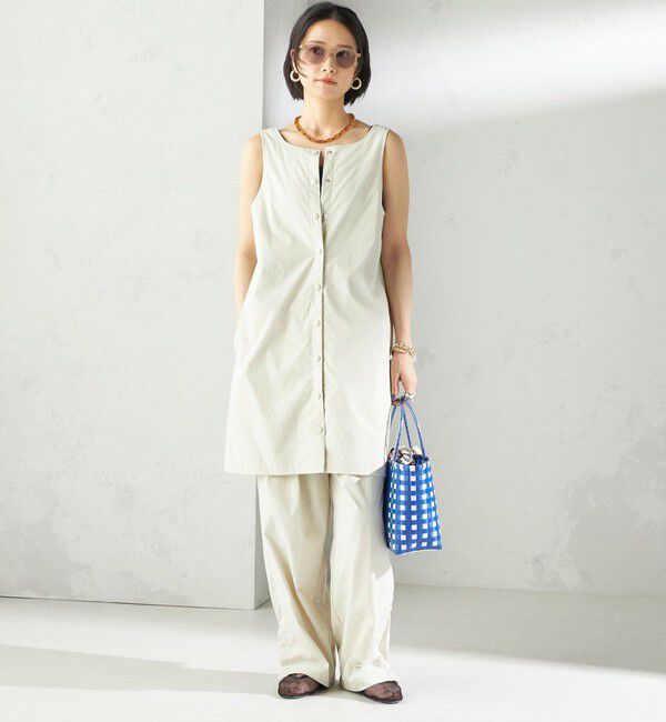 SHIPS for women「maroba:＜手洗い可能＞ラッシュ ミニ ワンピース」|その他|