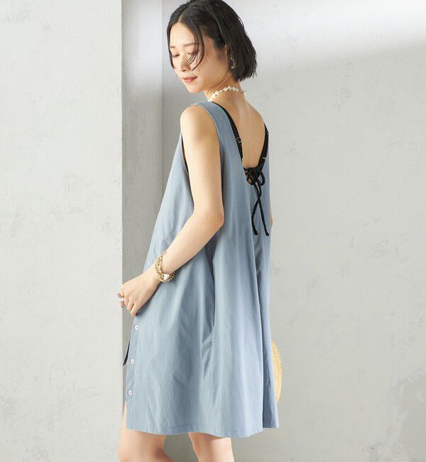 SHIPS for women「maroba:＜手洗い可能＞ラッシュ ミニ ワンピース」|その他|