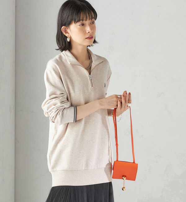 SHIPS for women「FRED PERRY: M3574 HALF ZIP SHIRT」|スウェット・ジャージ|