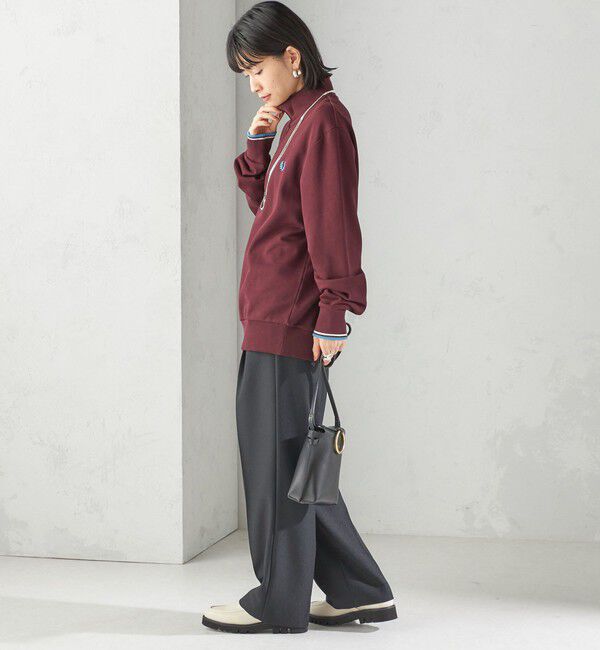 SHIPS for women「FRED PERRY: M3574 HALF ZIP SHIRT」|スウェット・ジャージ|