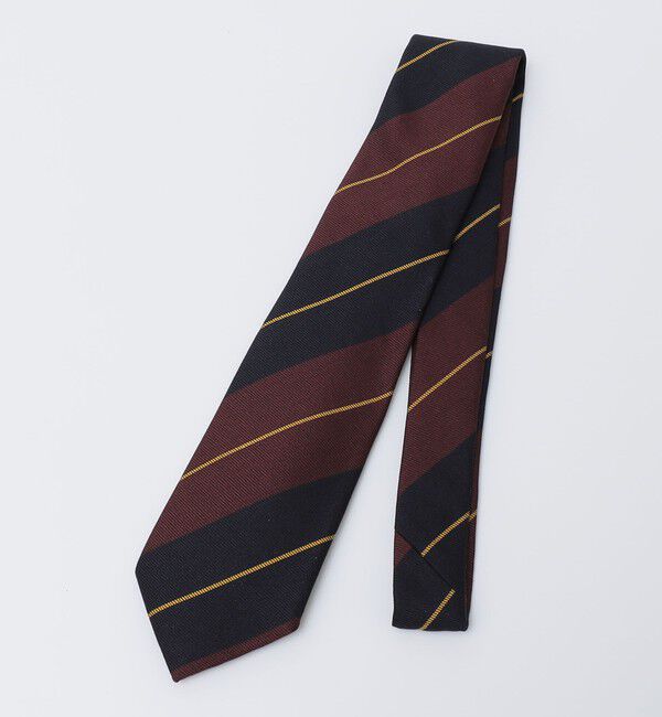 SHIPS「Puccini: シルク ブークレ レジメンタル ネクタイ」|ネクタイ・蝶ネクタイ|