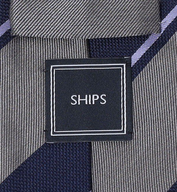 SHIPS「SHIPS: シルク ツイル バスケット ストライプ ネクタイ」|ネクタイ・蝶ネクタイ|