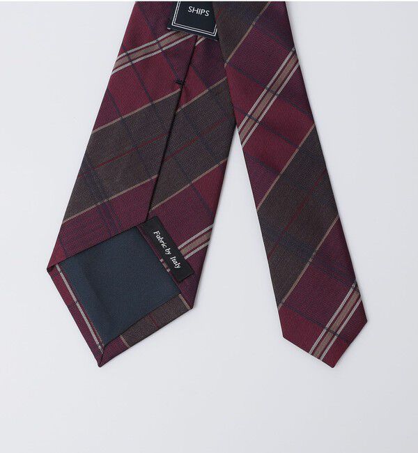 SHIPS「SHIPS: シルク デラヴェ チェック ネクタイ」|ネクタイ・蝶ネクタイ|