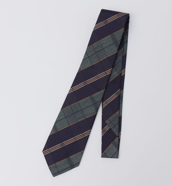 SHIPS「SHIPS: シルク デラヴェ チェック ネクタイ」|ネクタイ・蝶ネクタイ|ライム