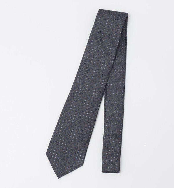 SHIPS Colors 「SHIPS Colors:シルク 小紋柄 ネクタイ」|ネクタイ・蝶ネクタイ|ダークグレー