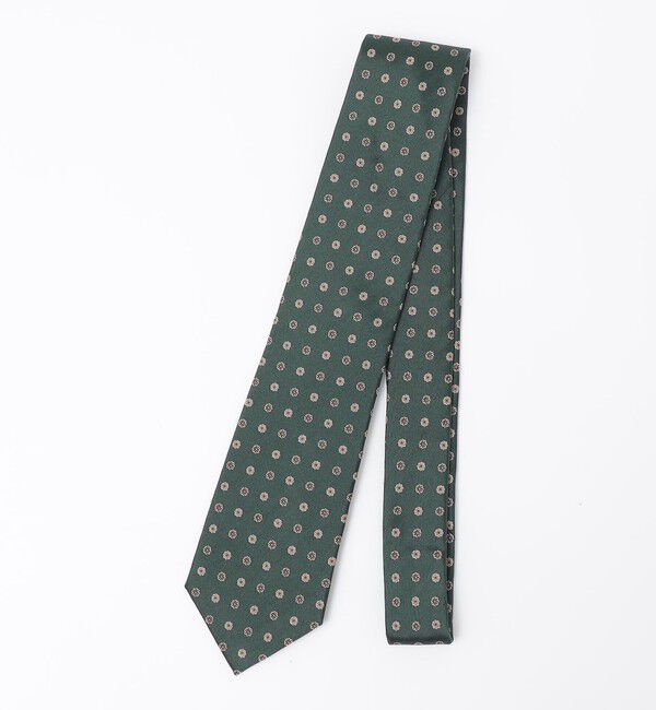 SHIPS Colors 「SHIPS Colors:シルク 小紋柄 ネクタイ」|ネクタイ・蝶ネクタイ|グリーン